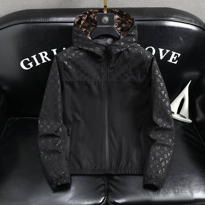 Manteau d'hiver chaud et épais en coton pour homme, avec col en fourrure amovible, capuche et fermeture éclair. Veste noire décontractée, style s