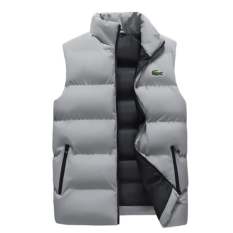 Gilet tendance pour homme, nouveau style automne/hiver, épais, chaud et coupe-vent