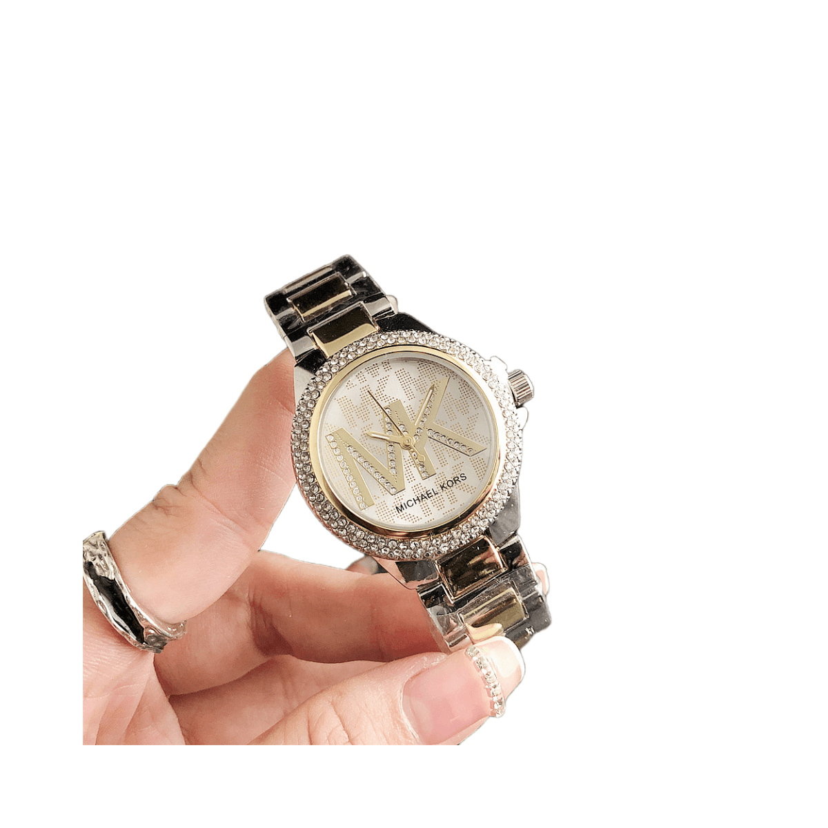 Montre élégante pour femme, montre à quartz à cadran rond tendance