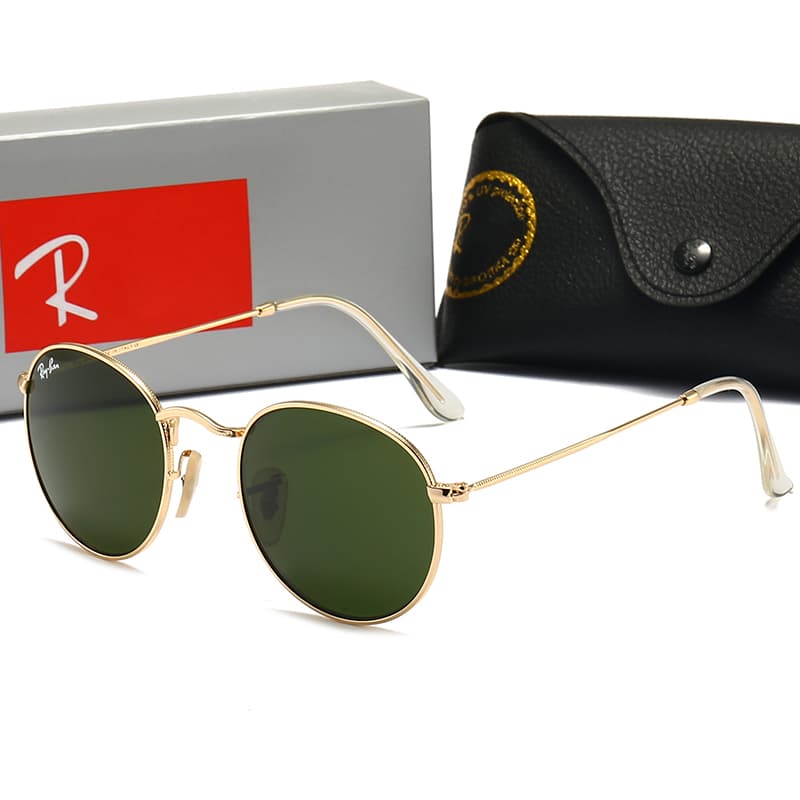 Lunettes de soleil en verre pour hommes et femmes, tendance, décontractées, pour sortir du miroir