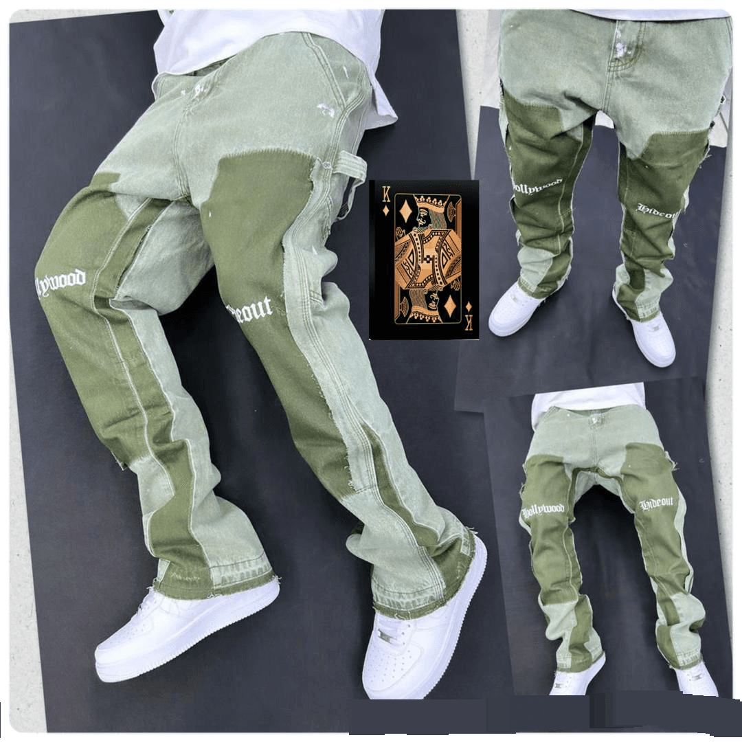 Men's Clothing Jeans Retro Wasteland Old Vibe Flared Cleanfit Lumberjack Jeans Men