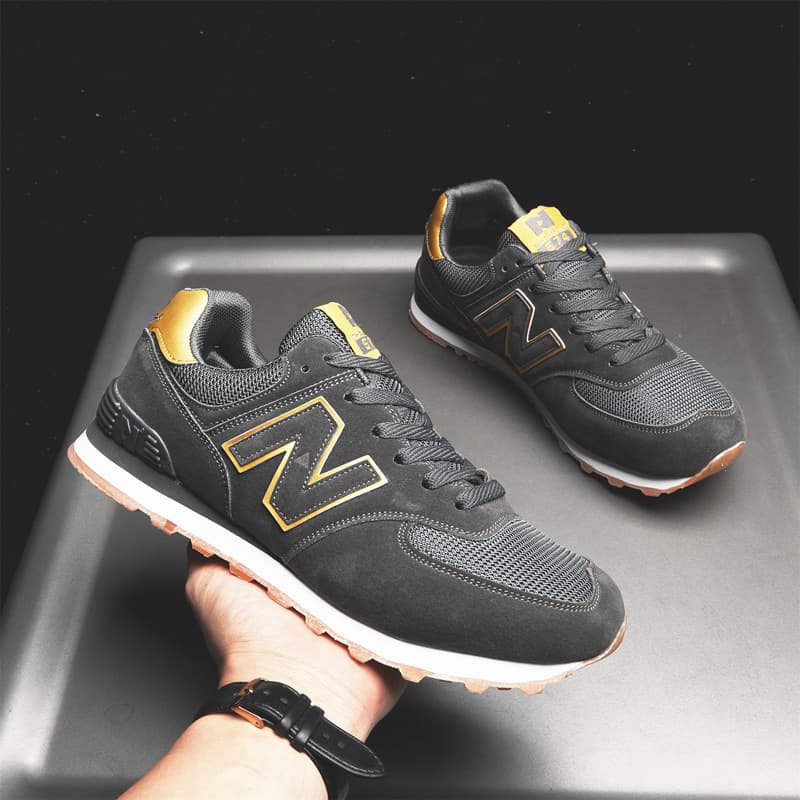 Printemps et automne mesh chaussures de course rétro explosives respirantes chaussures de sport 574 chaussures plates en forme de n chaussures de sp
