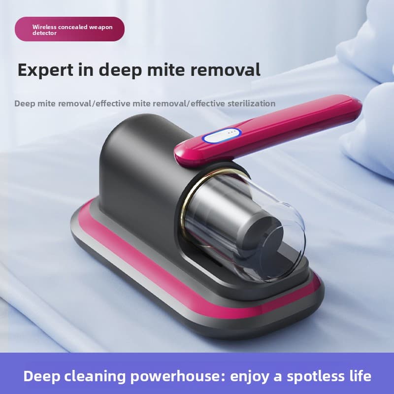 German Household Rechargeable Device With Strong Suction, Dual Beating, UV Sterilization, Mite Removal Vacuum Cleaner