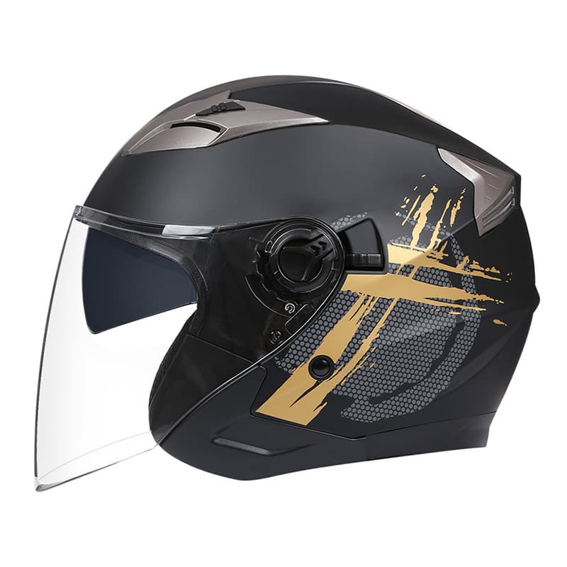 Battery car helmet Adult four seasons general purpose motorcycle half helmet summer riding helmet