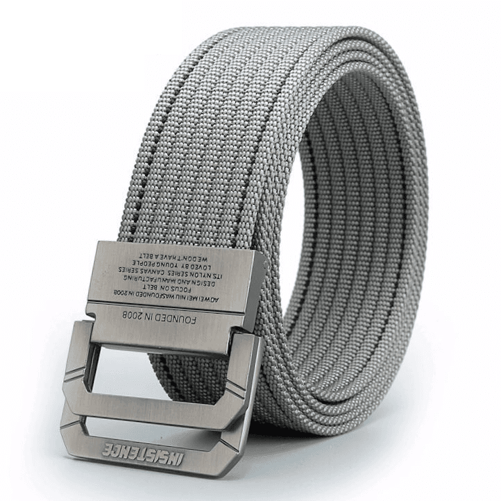 Unisex Outdoor Sports Woven Casual Canvas Belt Real Nylon Jeans All-match Belt