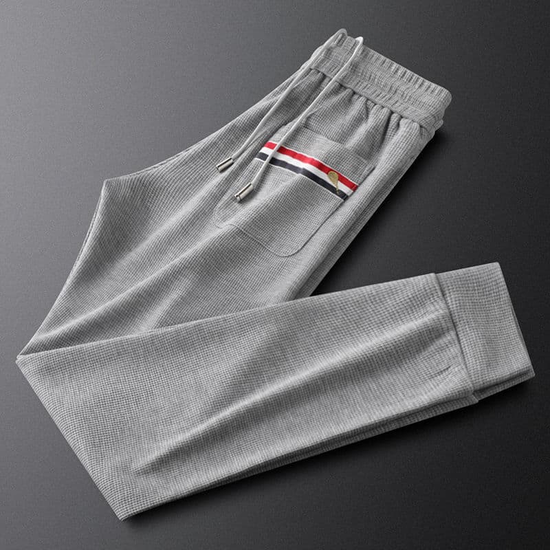 Men's Clothing Light Luxury Pants Men's Thin Casual Loose Versatile Sweatpants Trousers Men's Cuffs Sports Quick Drying Casual Pants