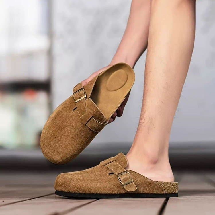 Sabots ouverts à l'arrière, inspirés des chaussures pour femmes | Mules à enfiler avec semelle intérieure souple | Pantoufles confortables et é