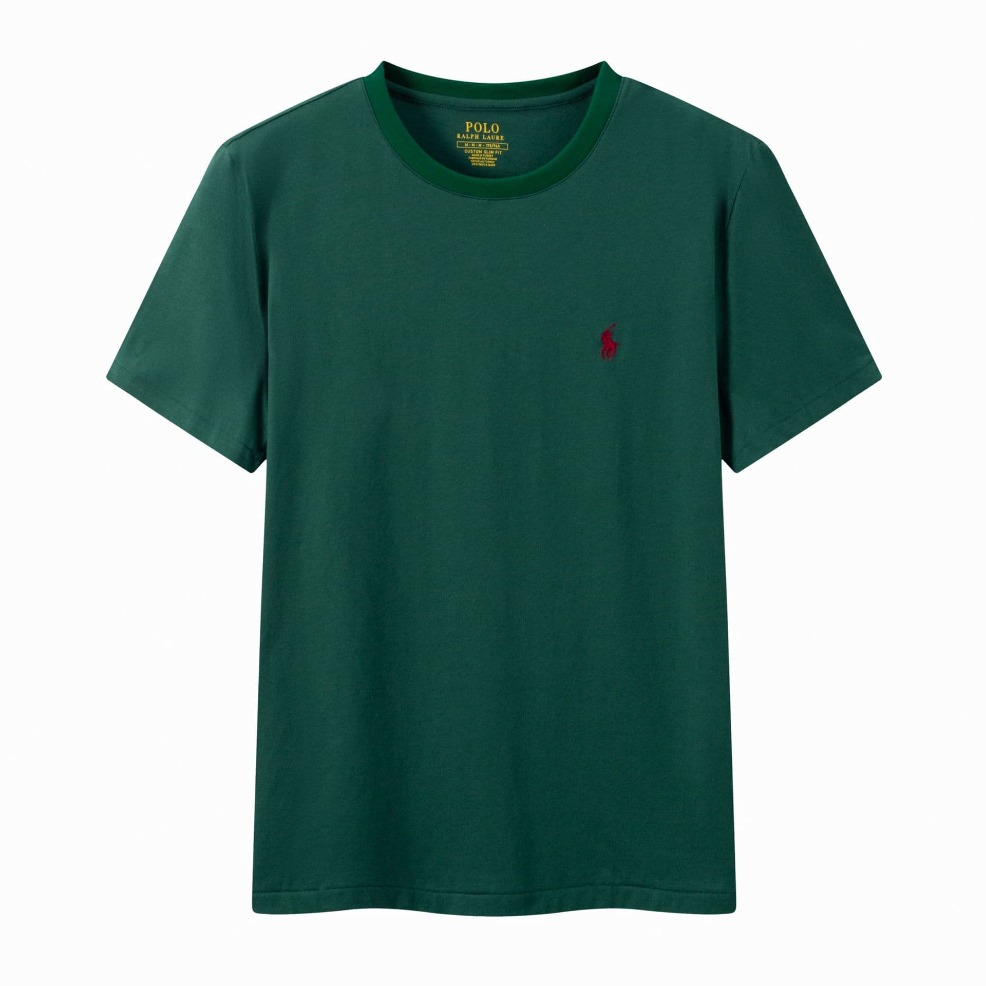 T-shirt brodé tendance, T-shirt classique à manches courtes en coton, Hauts à manches courtes pour couples