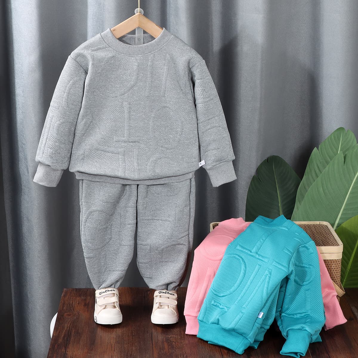 Kid's Clothing Boys Autumn Suit 2024 New Girl Baby Sweater Two piece Set Children's Casual Clothes Trendy Children's Clothes for Children