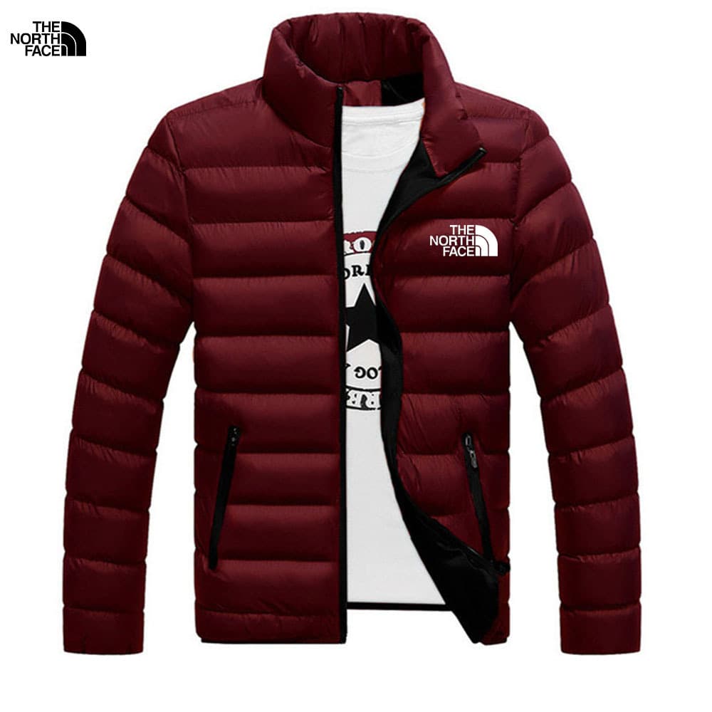 Manteaux en coton décontractés pour hommes d'hiver Manteaux en coton à col montant à la mode en stock