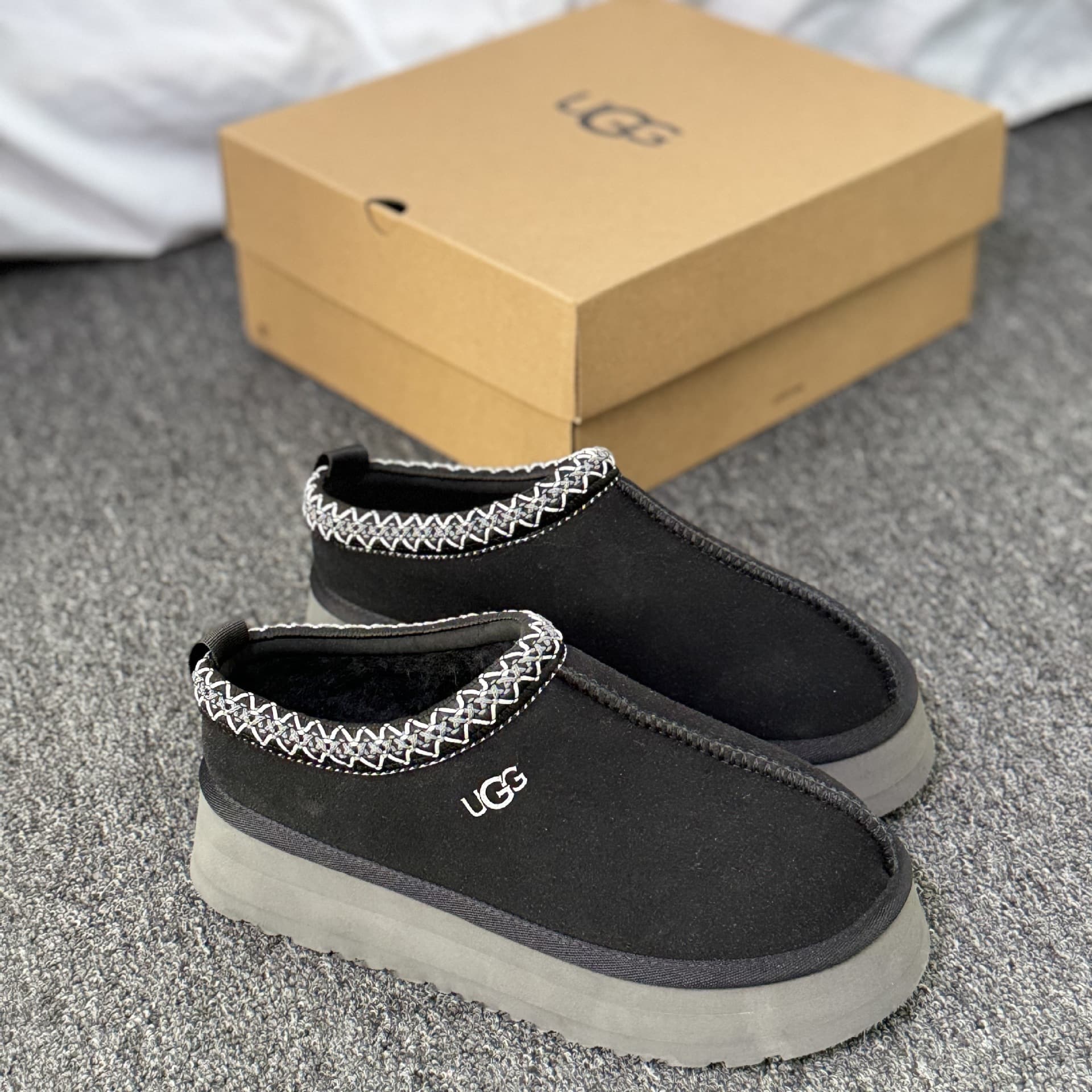 Bottes de neige Ugg Tatz Celebrity's Same en cuir véritable, nouvelles bottes de neige pour couple avec bout renforcé, chaussures en coton polyvale