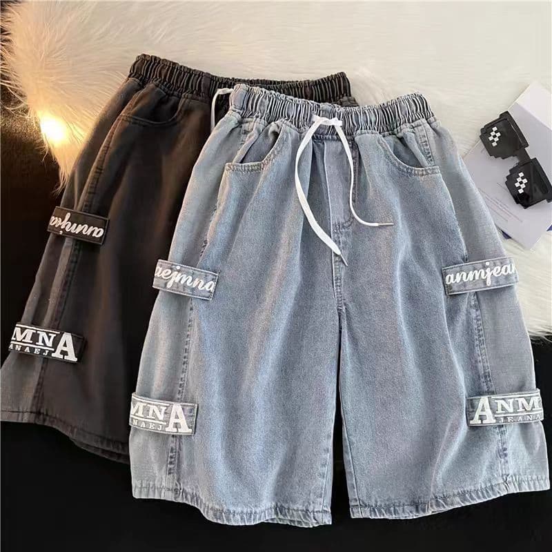 Men's Clothing Denim Shorts Summer Thin Loose Shorts Fashion Brand Ins High Street Casual Washed Shorts