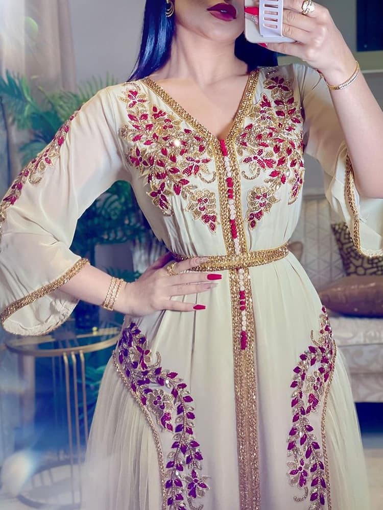 Women's Clothing spring and summer new women's independent station sexy chiffon embroidered belt dress