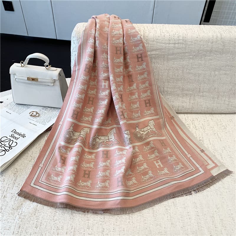 Écharpe pied-de-poule simple pour femme, nouvelle collection automne-hiver, légère et luxueuse, longue section, châle chaud en cachemire épais