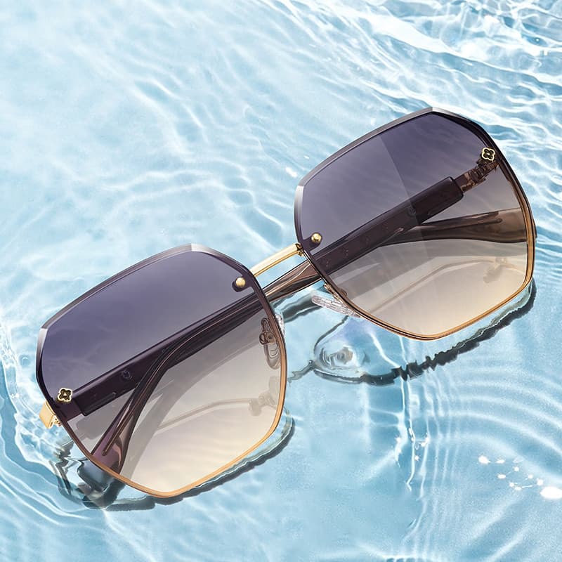 UV Protection Sunshade Sunscreen Sunglasses For Women Face Slimming High-End Ladies Internet Celebrity Glasses