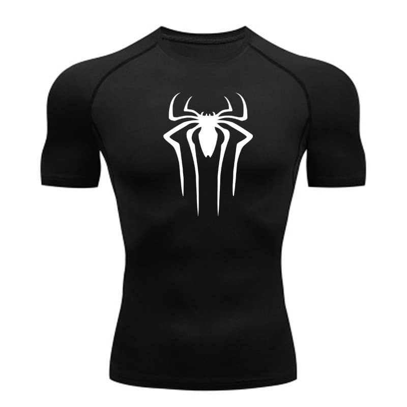 Man's clothing Short-sleeved quick-drying clothes Sports T-shirt Running base Gym training clothes Breathable sweat stretchy tights