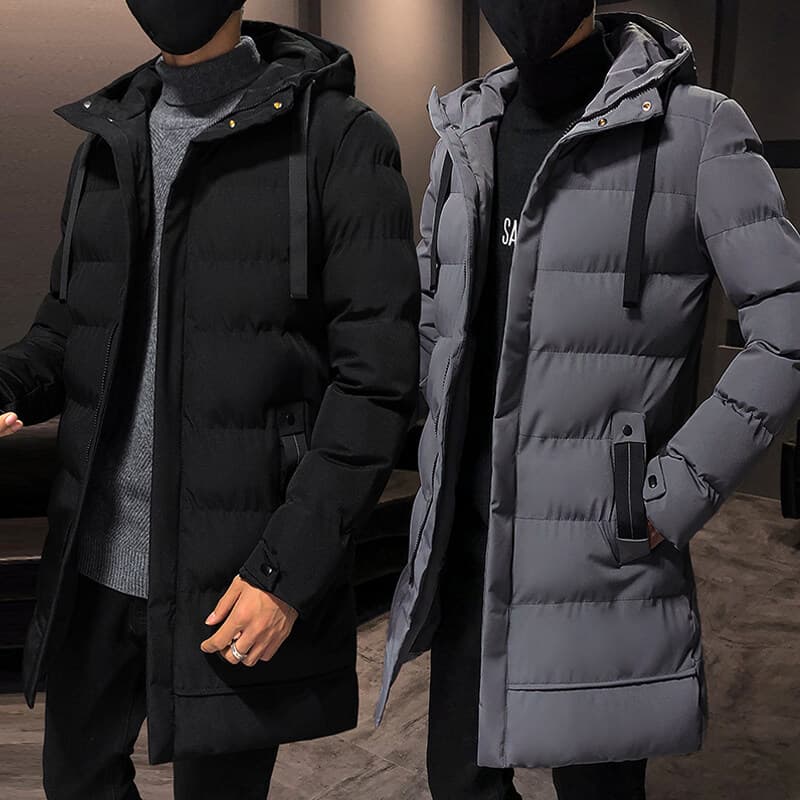 Men's Clothing Cotton-padded Men's Winter Long Coat Fashion
