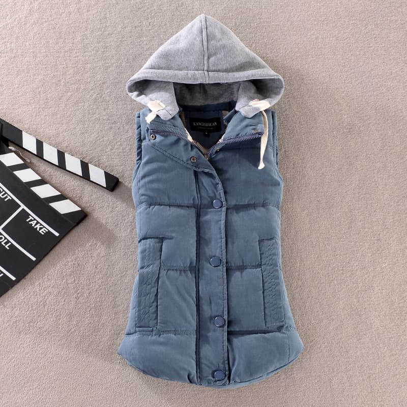 Women's Solid Color Casual Vest