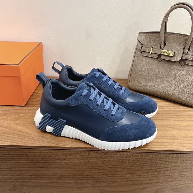 H Brand 2026 Début Printemps Nouvelles Baskets à lacets en cuir véritable pour hommes et femmes, chaussures de course plates et polyvalentes