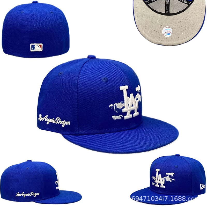 Casquette de baseball 2024 New NY, grande taille, entièrement fermée, avec pare-soleil et broderie non réglable.
