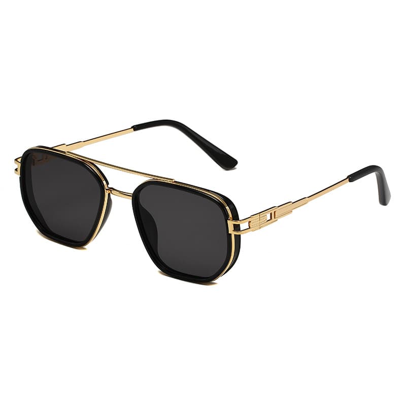 Fashionable Double Bridge Sunglasses, Unisex, UV Protection, Sun Protection Glasses