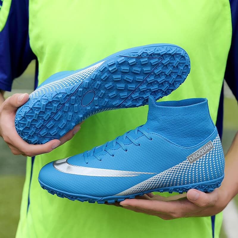 Soccer Shoes Plus-size Shoes Youth Student Children's Game Training Shoes Turf Spikes Short Spikes High Top Football Shoes