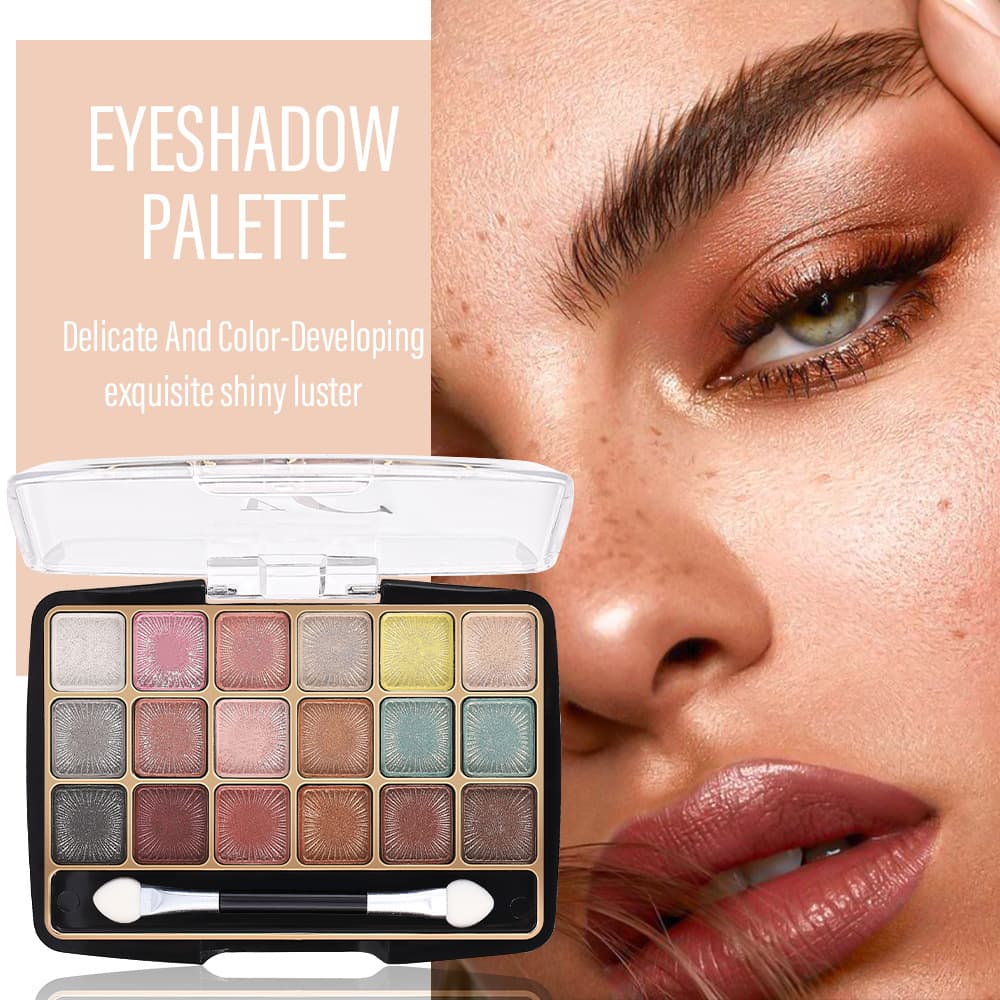 18 high pearl makeup multi color eye shadow plate