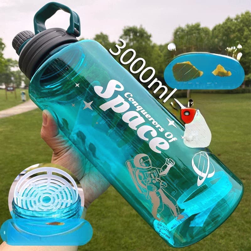 Capacity Construction Site Work-Specific Anti-Fall Men's Bottle, Drinking Space Cup, Large High-Temperature Resistant