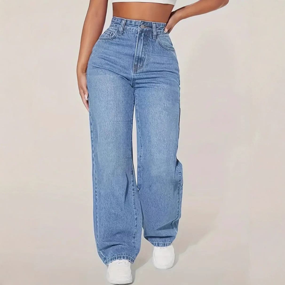 2025 Wish Cross-border European American Women's Clothing Spring And Autumn New Casual High-waisted