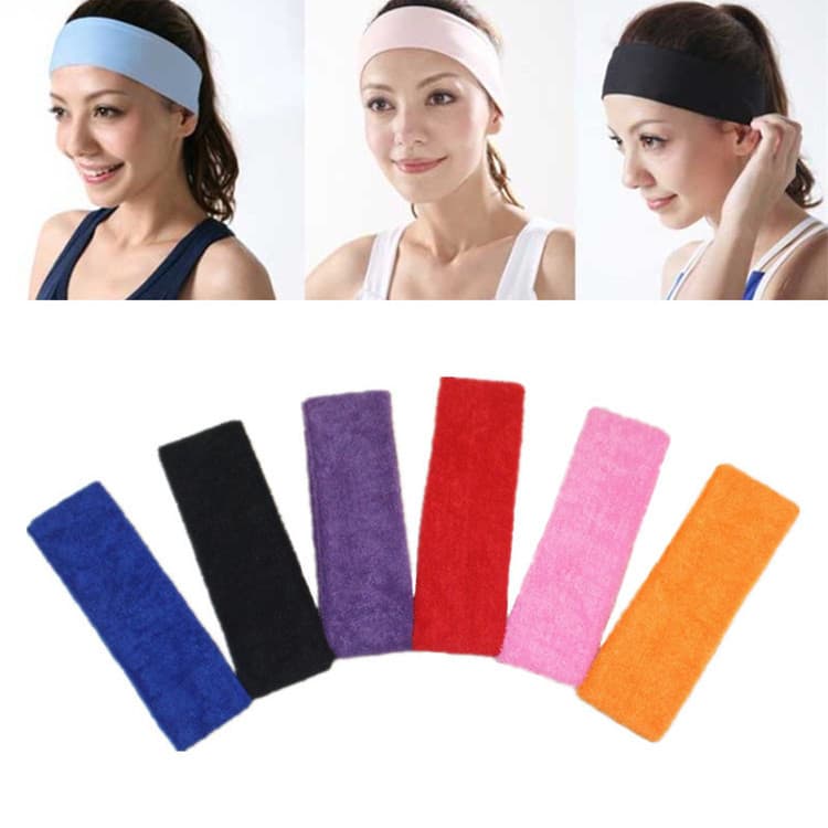 Fashion Korean yoga headband sports headband headscarf running fitness sweat absorbent belt men and women headband headdress solid color