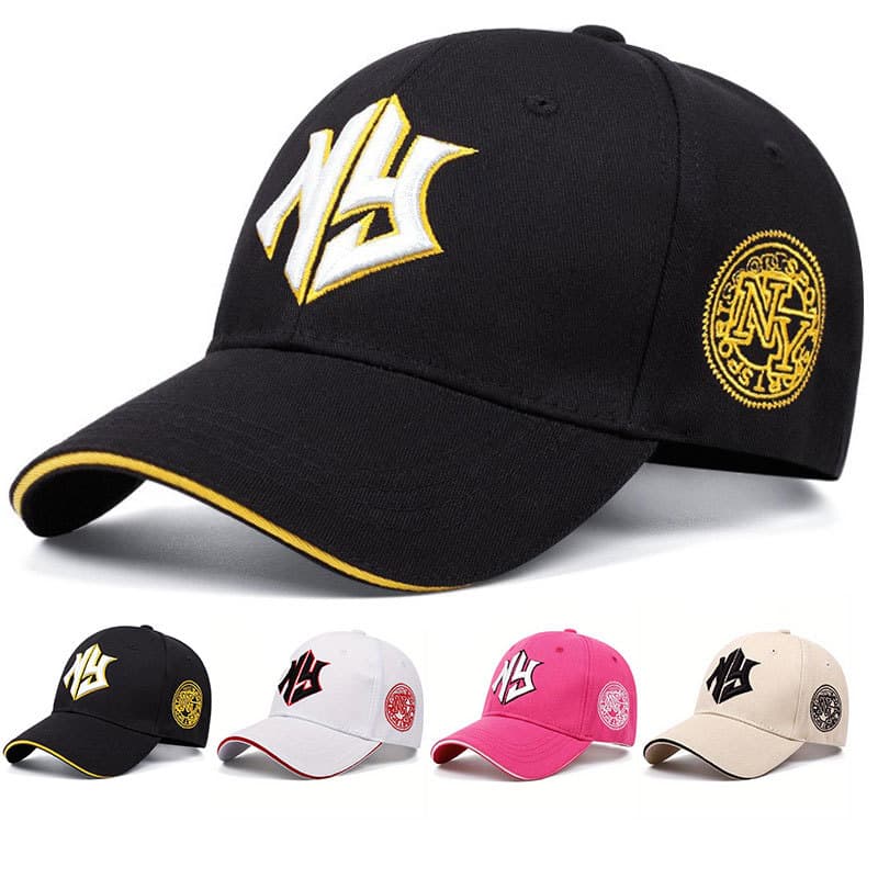 Manufacturer Wholesale New Embroidered NY Four Seasons Versatile Sun Hat Baseball Cap
