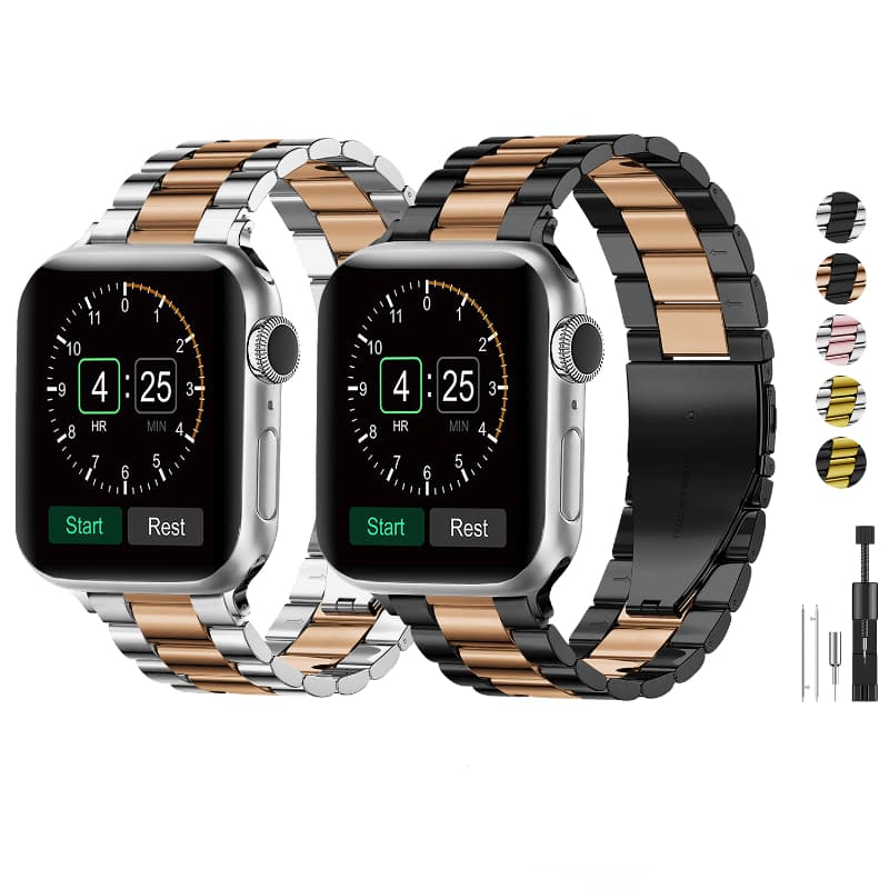 Metal strap For Apple watch Ultra 49mm 8 7 45mm 41mm Stainless Steel High-End Business Band For iwatch 6 5 4 3 SE 44mm 42mm 40mm