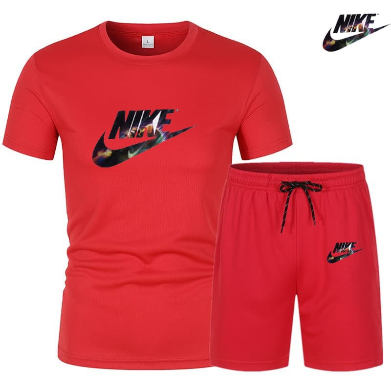 2024 Tendance d'été Vêtements pour hommes T-shirt à manches courtes + short à cinq points Ensemble 2 pièces Survêtement Mode Jogging Casual En
