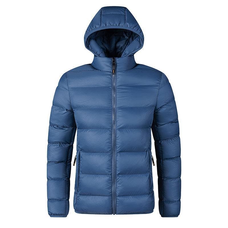 Men's Clothing simple casual lightweight men's solid color hooded jacket men's short cotton