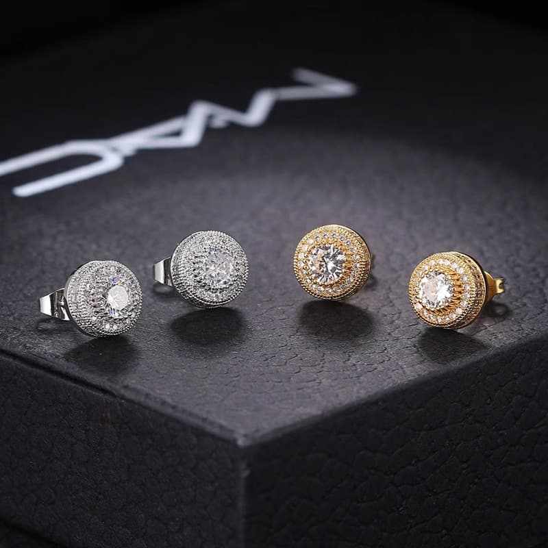 Men's Earrings New Men's High End Trendy And Versatile Cold Style Girls' Personality Earrings Fashion Accessories