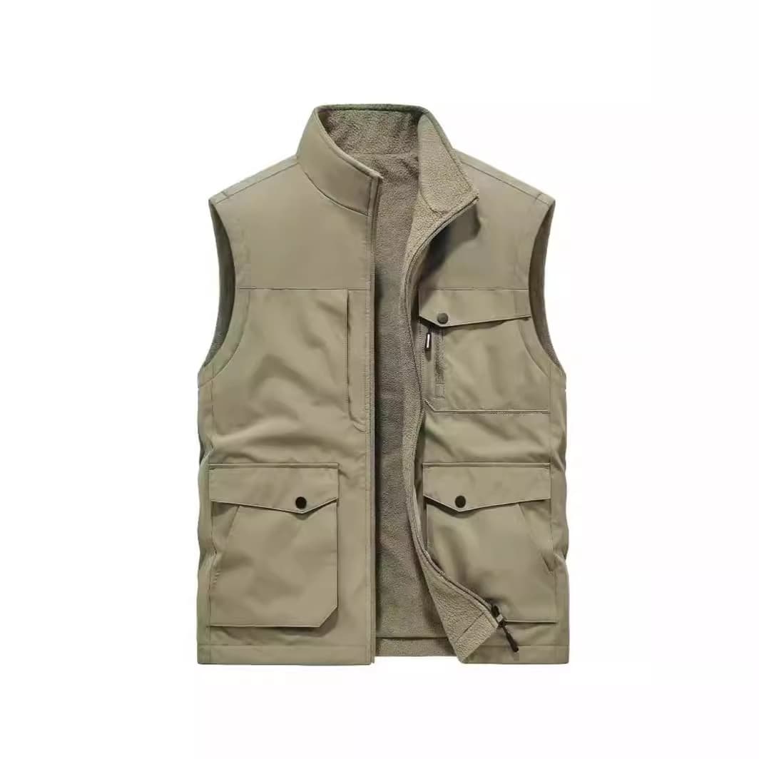 Men's Clothing Fishing vest vest photography vest workwear vest men's vest jacket men's multi-bag outdoor vest double-sided wear