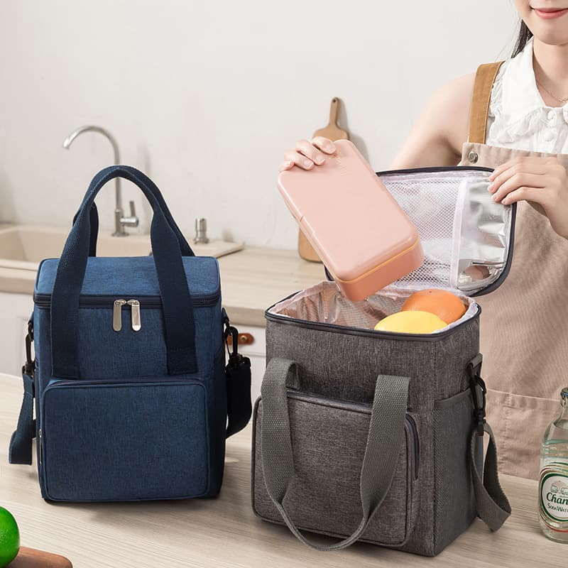 Other Kitchen Tools Lunch Box, Handbag, Square Insulated Bag, Aluminum Foil Thickened Lunch Bag, Large Capacity Picnic Bag