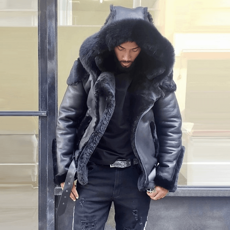 Men's clothing hooded men's coat