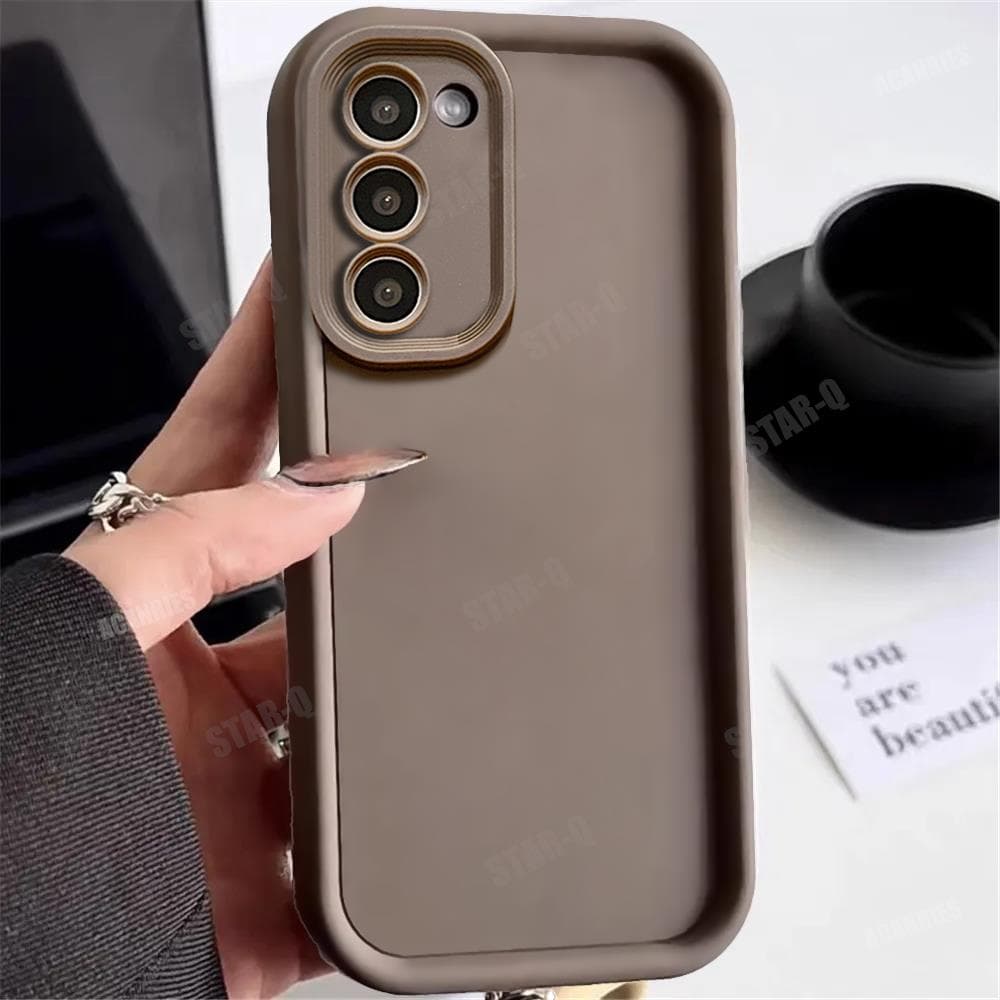 S 23 22 21 20 Matte Soft Silicone Case For Samsung Galaxy S23 S21 S20 Fe S22 Plus Ultra 5g Shockproof Back Cover On