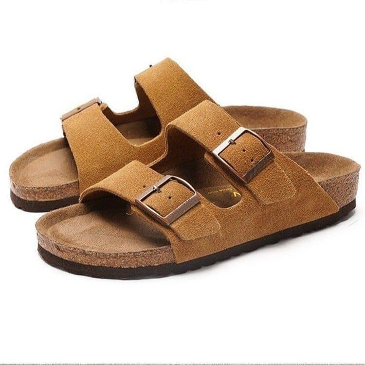 Large Size Flat Bottom Slippers In 2025, Belt Buckle Sandals For Women