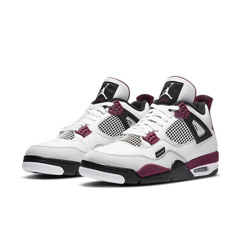 Chaussures de basketball montantes Jumpman Airs4 et Jordans4 4s pour hommes, coloris Sail Bred Kaws Fire Red Thunder Taupe Haze University Blue, plat