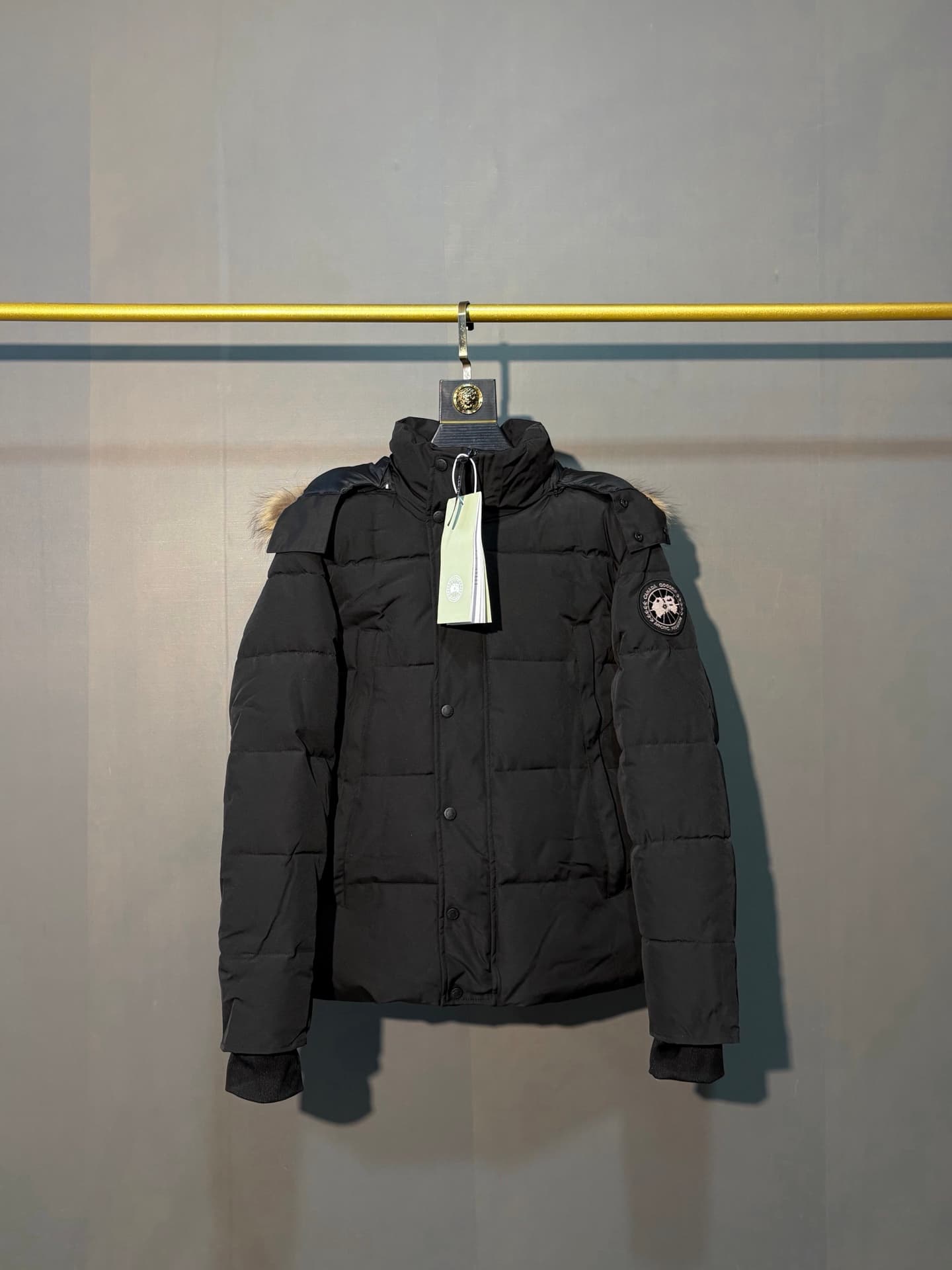C A N A D A G O O S E, Doudoune, Noire, Modèle Automne-Hiver, Classique et Élégante, Chaude et Confortable, Unisexe