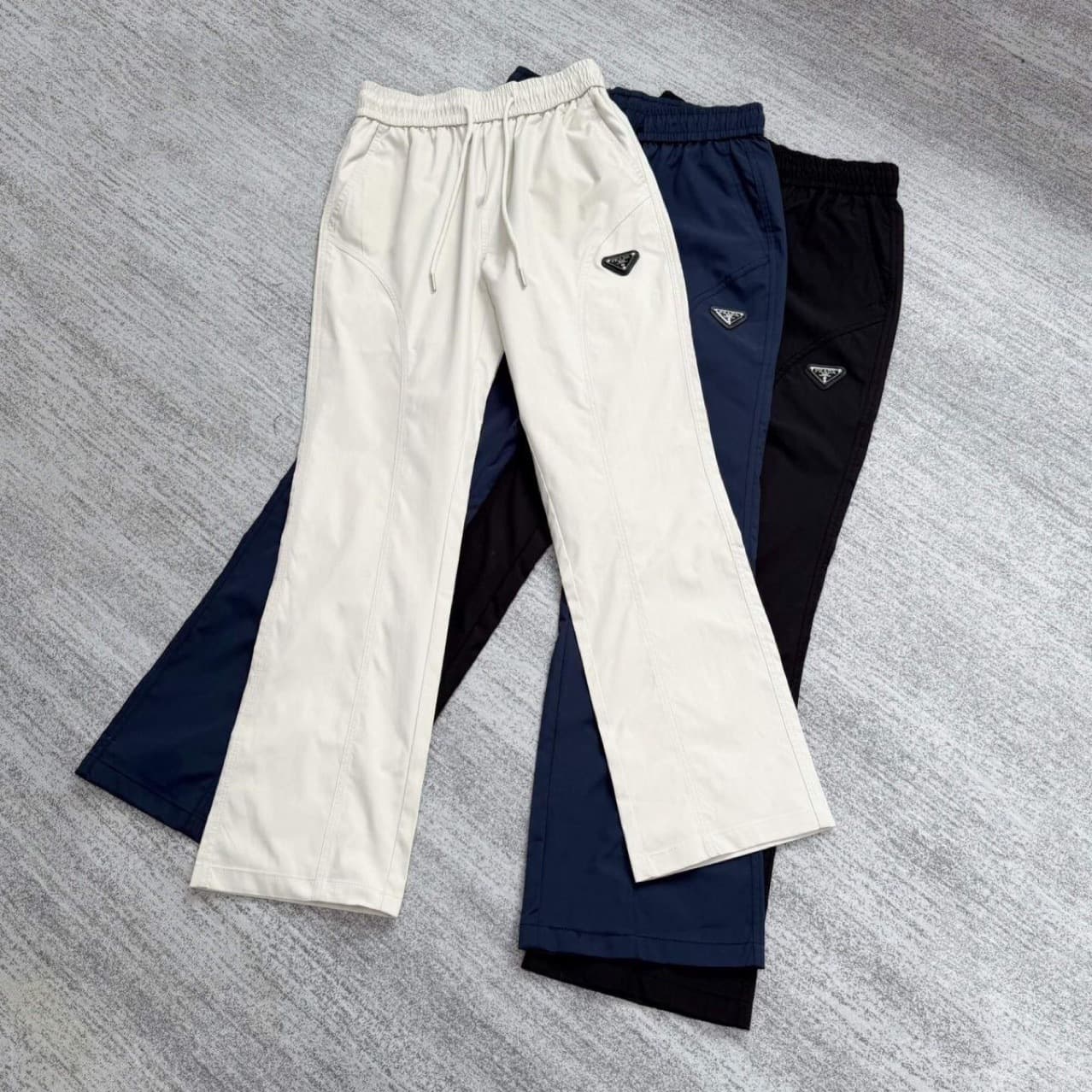 Pantalon de survêtement imperméable à séchage rapide Triangle High Version Triangle, pantalon d'été fin et léger de luxe pour l'extérieur