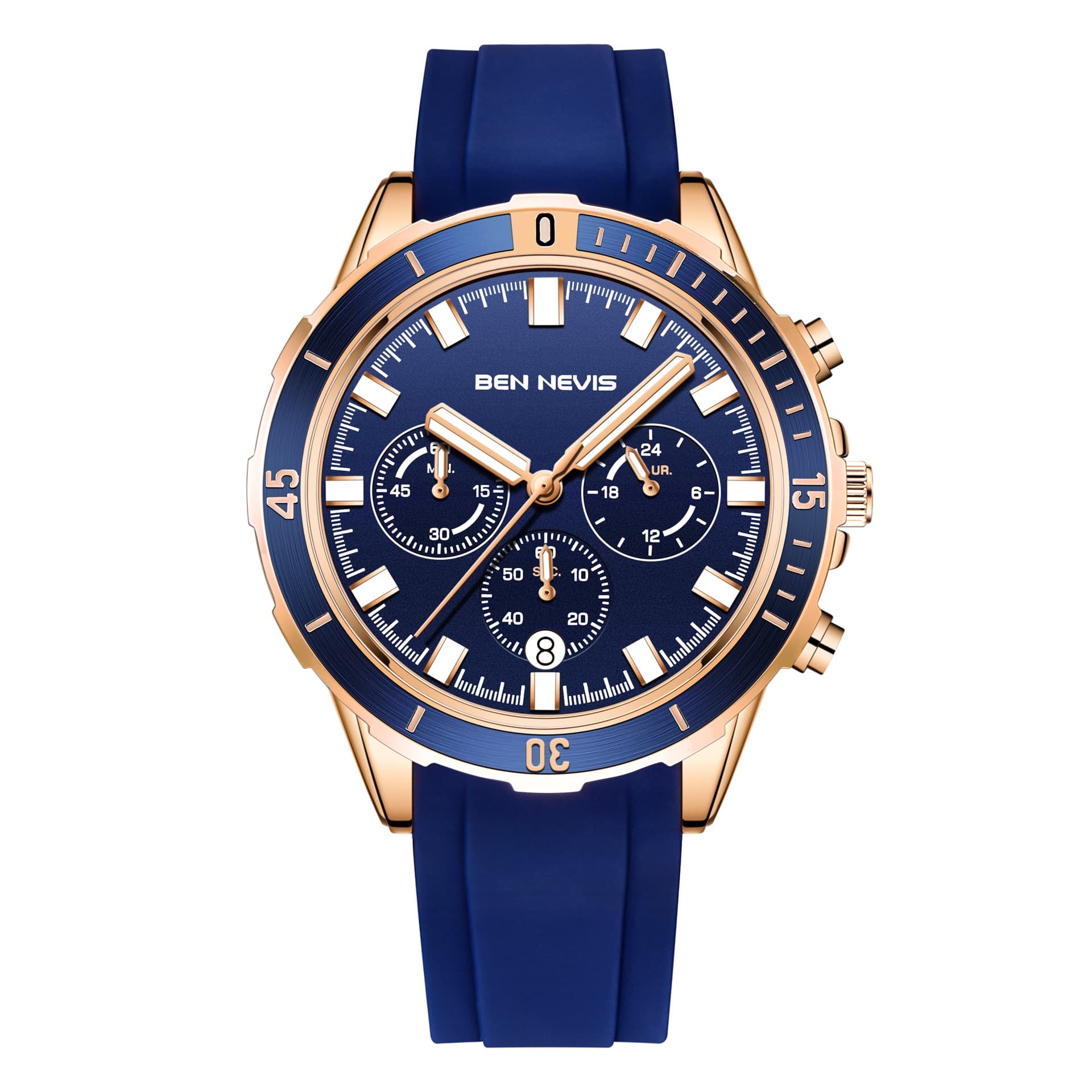 BEN NEVIS Men's Watch Waterproof Multifunctional Quartz Watch Calendar Fashion Men's Watch