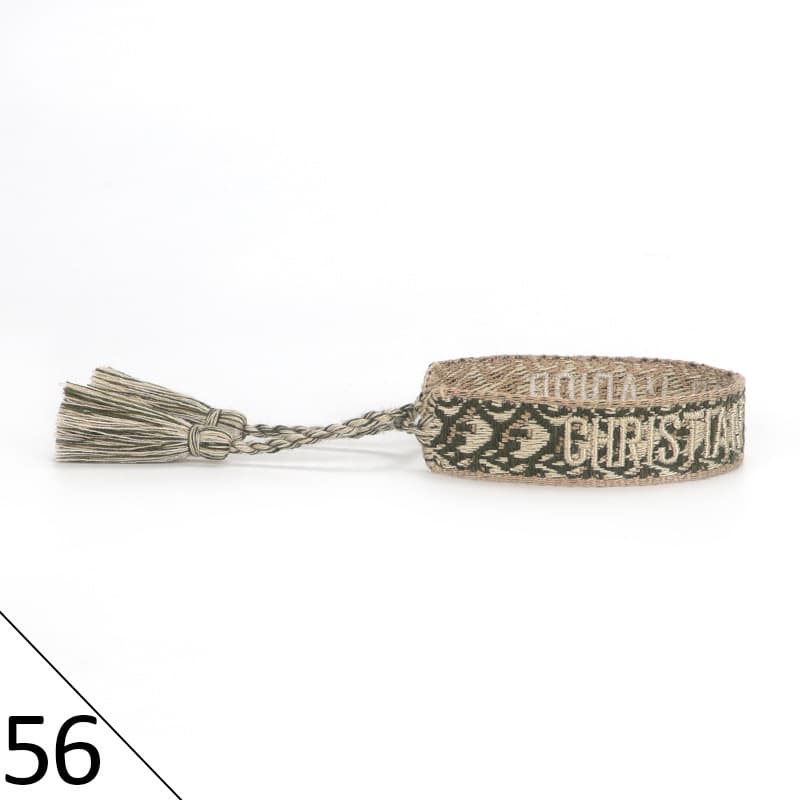 Bracelet unisexe tendance avec lettres tressées