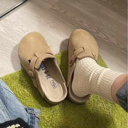 New Pile Thick-soled Increase Bao Head Half Slippers Spring And Autumn Slip-on Loafers