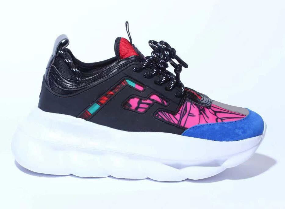 Chaussures de sport décontractées, chaîne de commerce extérieur transfrontalier, station européenne, chaussures de papa rétro, semelle épaisse
