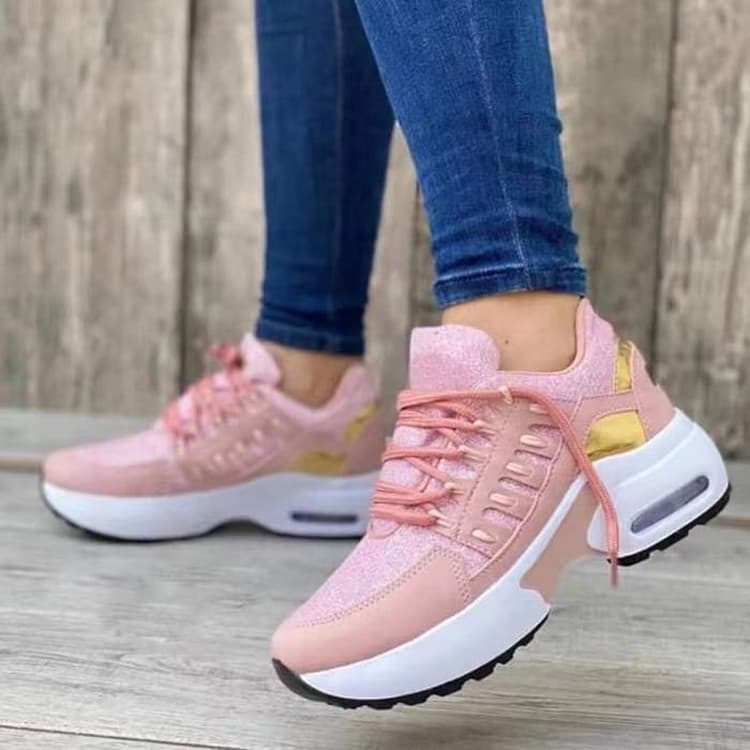 Femmes baskets été automne chaussures de Sport taille 36-43 femme plate-forme formateurs dames Tenis Feminino rouge bleu Zapatos 1693