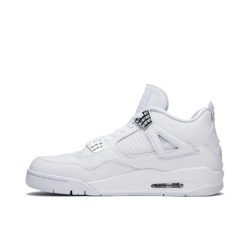 Chaussures de basket-ball 4s Bred chaussures de sport métalliques blanc noir ciment chat royauté champignon hommes formateur rétro 4 femmes chauss