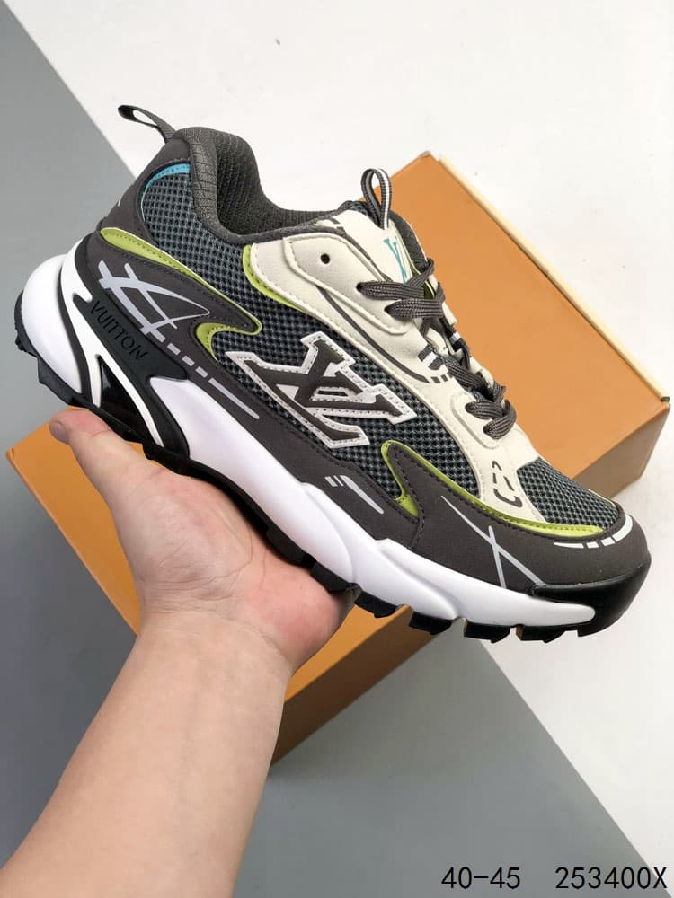 Louis Vuitton Tatic Runner - Bout rond, lacets, petit talon - Chaussures décontractées pour homme, style quotidien